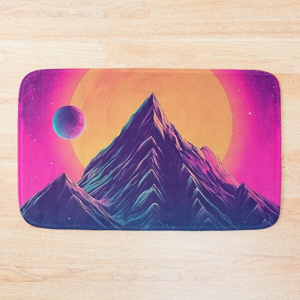 Item preview, Retro Refuge: Synthwave Sanctuary in the Majestic Mountains designed and sold by Mullet Monkey.