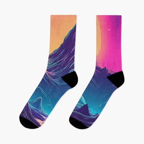 Item preview, Retro Refuge: Synthwave Sanctuary in the Majestic Mountains designed and sold by Mullet Monkey.