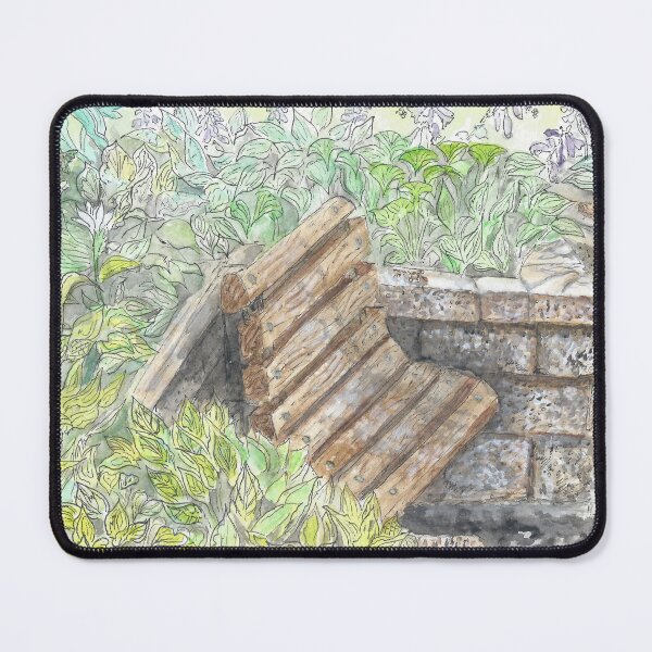 Item preview, Burnsville Bicentennial Garden Hosta Garden Bench designed and sold by Robin Kutz.