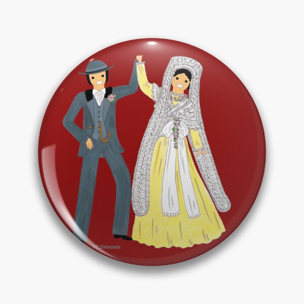 Item preview, Newlyweds from POITOU-CHARENTES, France designed and sold by Catherine Debusne.