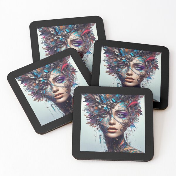 Item preview, abstract robotic girl designed and sold by Noa-Tolbert.