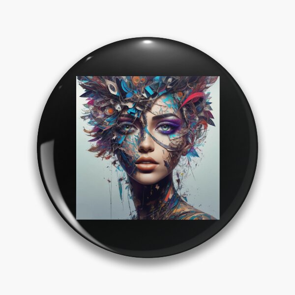 Item preview, abstract robotic girl designed and sold by Noa-Tolbert.