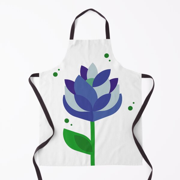Item preview, Flower Power Blue designed and sold by ClareAckerman.
