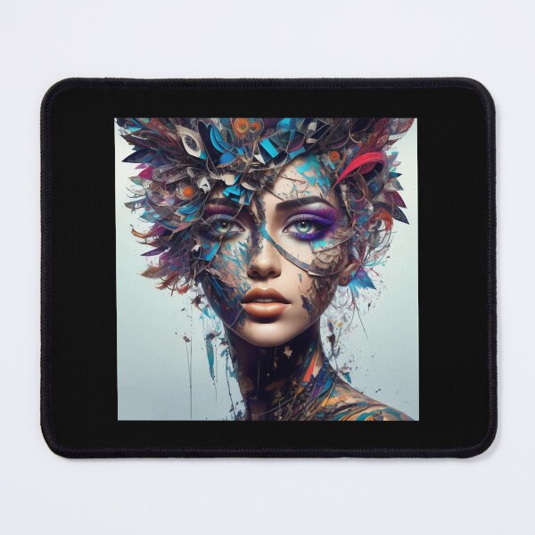 Item preview, abstract robotic girl designed and sold by Noa-Tolbert.