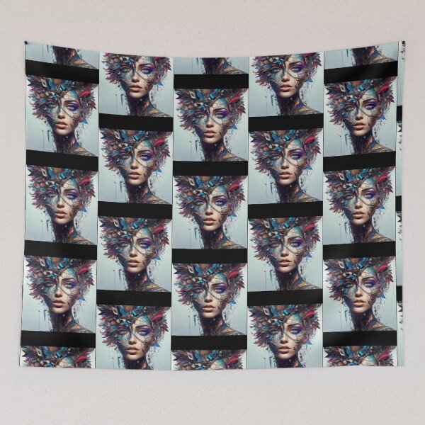 Item preview, abstract robotic girl designed and sold by Noa-Tolbert.