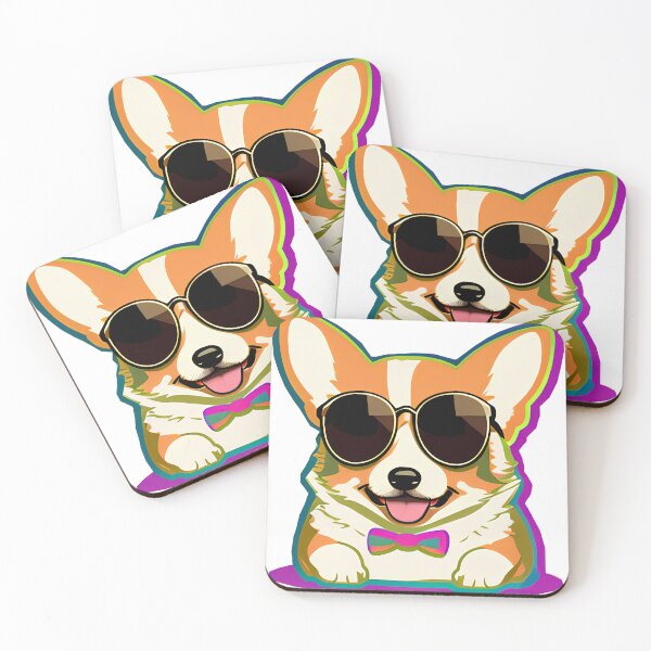 Item preview, Cute Corgi with Sunglasses designed and sold by JapKo.