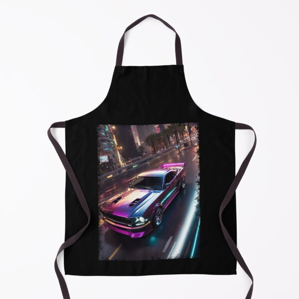 Item preview, GT-Car driving through Las Vegas - Black T-Shirt Design designed and sold by ArtMadeCool.