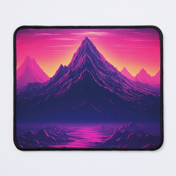 Item preview, Electric Summit: Synthwave Adventure in the Majestic Mountains designed and sold by Mullet Monkey.