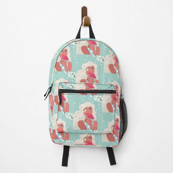 Item preview, Woman with a slice of watermelon, summer designed and sold by ElenaKud.