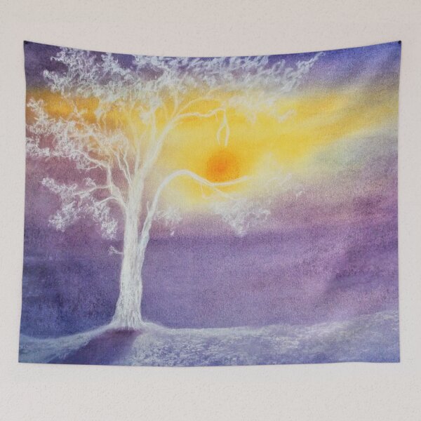 Item preview, White Tree at Sunset designed and sold by Scott and Mary Schneider art_photography.