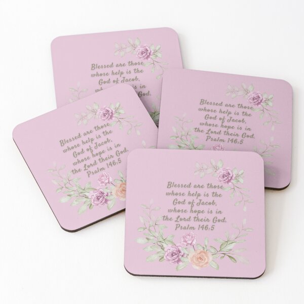 Item preview, Psalm 146:5 - Blessed are those whose help is the God of Jacob, whose help is in the Lord their God designed and sold by FlutterByH.