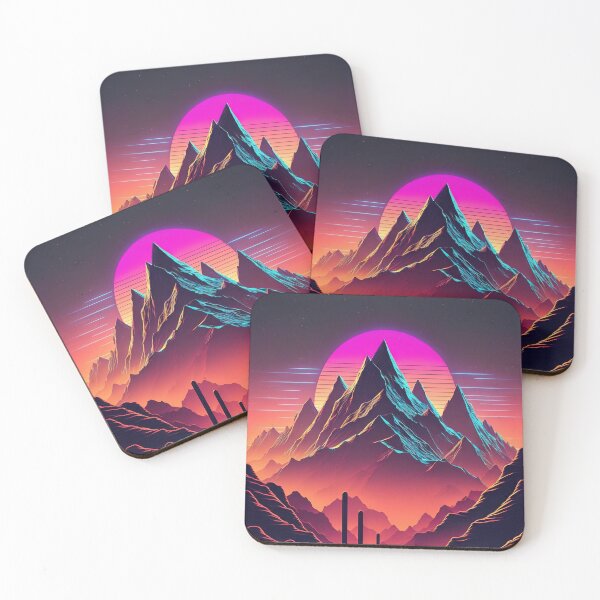 Item preview, Retro Horizon: Nostalgic Journey to the Mountain Peaks designed and sold by Mullet Monkey.