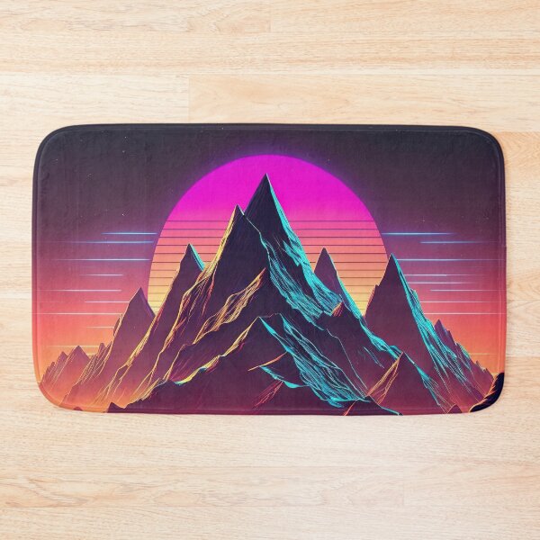 Item preview, Retro Horizon: Nostalgic Journey to the Mountain Peaks designed and sold by Mullet Monkey.