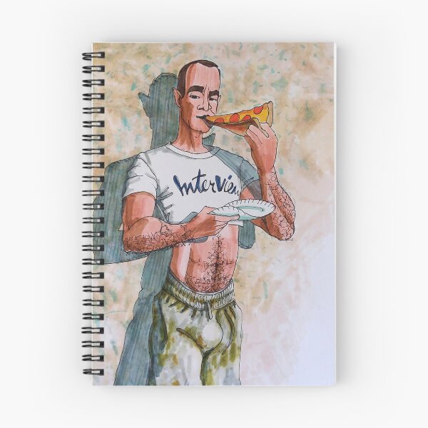 Item preview, Christopher Meloni Eating Pizza in Grey Sweatpants designed and sold by Michael Jaecks.