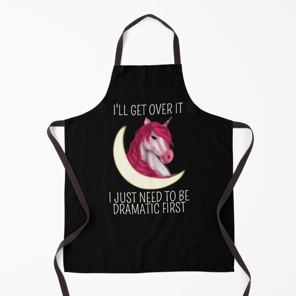Item preview, I'll Get Over it dramatic cute unicorn designed and sold by stayartsy07.