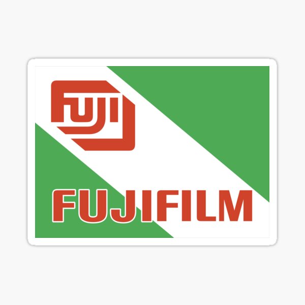 Vista previa del artículo con la obra «Logotipo de Fujifilm», diseñado y vendido por John Campbell.