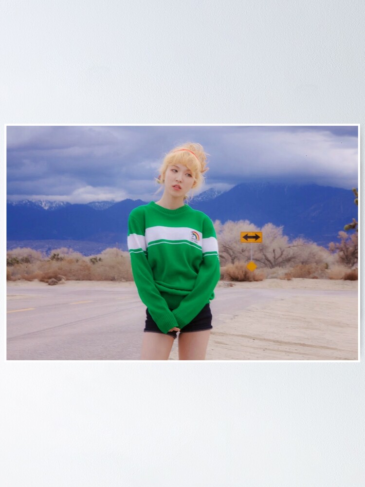 Red Velvet Ice Cream Cake Wendy Poster By Redvelemporium Redbubble