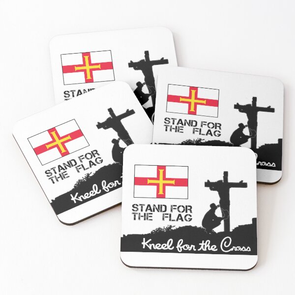 Item preview, Stand For The Guernsey Flag Kneel For The Cross designed and sold by JonathanR1994.