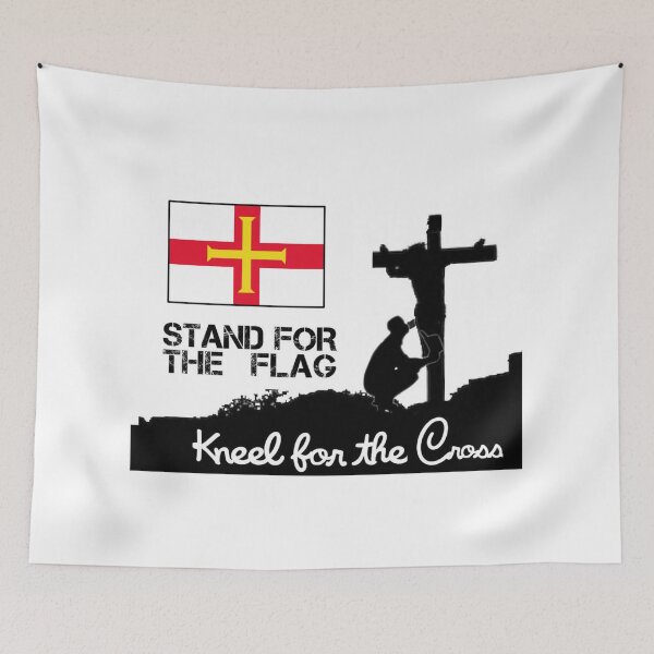 Item preview, Stand For The Guernsey Flag Kneel For The Cross designed and sold by JonathanR1994.