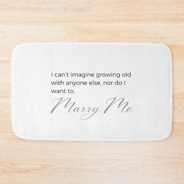 Item preview,   Romantic "Growing old with anyone else" Beautiful Wedding Proposal  Sticker designed and sold by MuditasEyes.