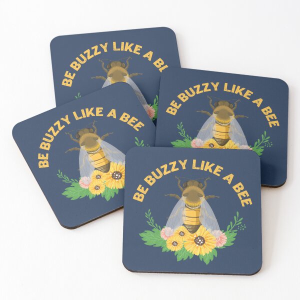 Item preview, Be buzzy like a bee, a funny present for a beekeeper and apiarist who keeps bees designed and sold by abdelhak2005.
