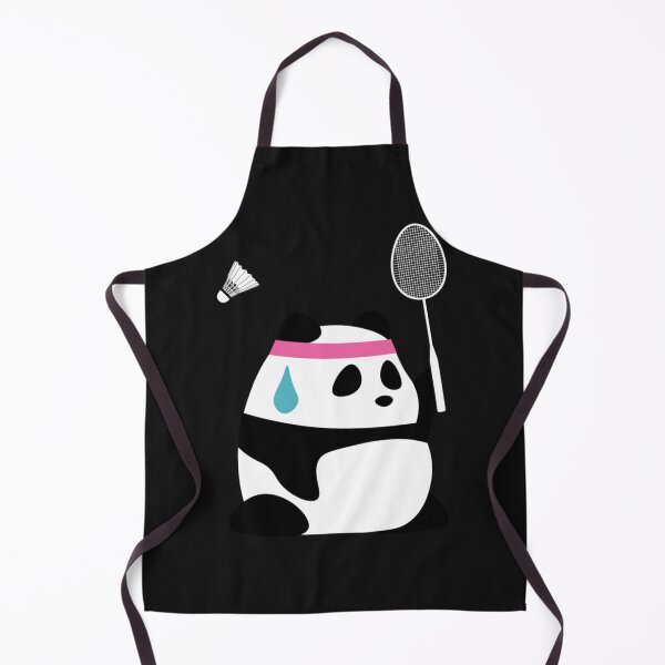 Item preview, Exhausted Badminton Panda - Funny Cute Shuttlecock Animal Pullover designed and sold by TimAOchoa.