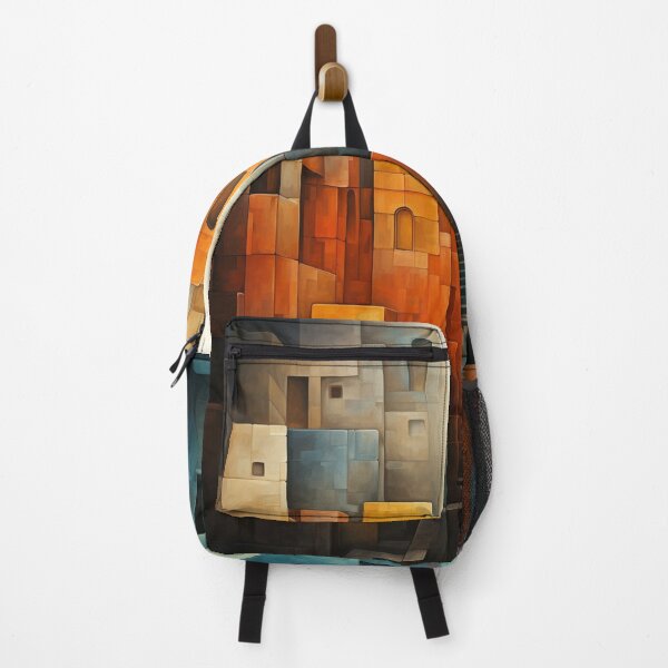 Item preview, Geometric Waterfall: A Cubist Perspective - 23 designed and sold by Moisky Art.
