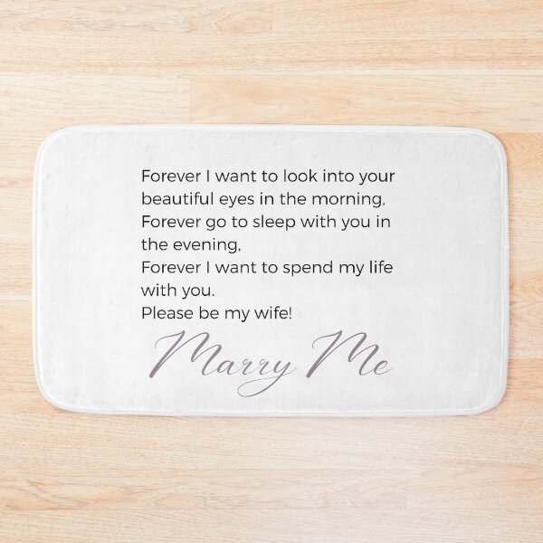 Item preview, Marry Me "Forever I want to look into your beautiful eyes" Beautiful Wedding Proposal  Sticker designed and sold by MuditasEyes.