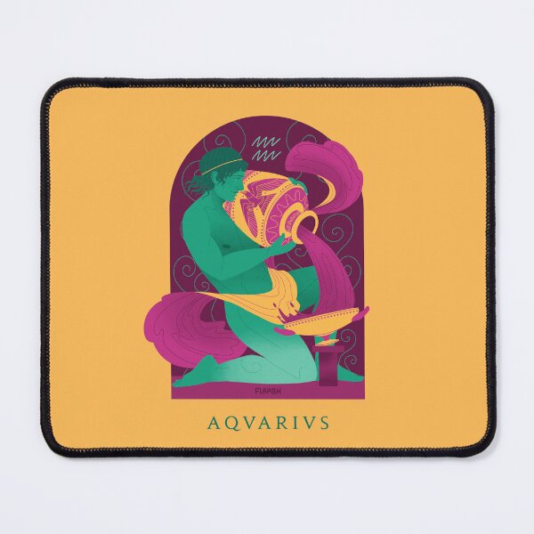 Item preview, Aquarius - Ancient Greek Astrology Series designed and sold by flaroh.