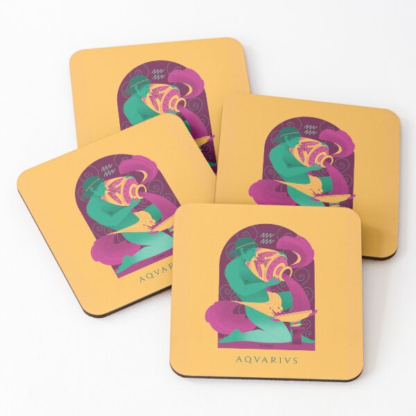 Item preview, Aquarius - Ancient Greek Astrology Series designed and sold by flaroh.