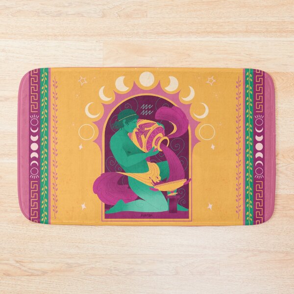 Item preview, Aquarius - Ancient Greek Astrology Series designed and sold by flaroh.