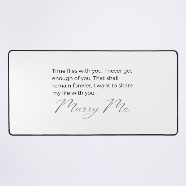 Item preview, Marry Me "Time flies with you" Beautiful Wedding Proposal Sticker designed and sold by MuditasEyes.