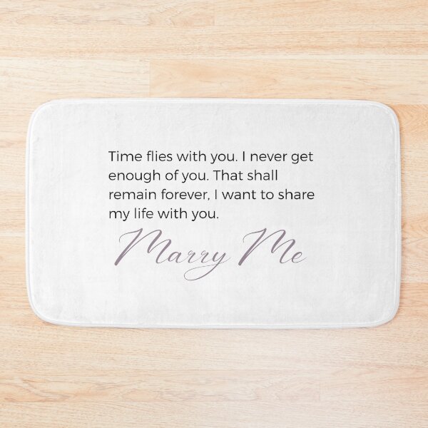 Item preview,   Marry Me "Time flies with you" Beautiful Wedding Proposal  Sticker designed and sold by MuditasEyes.