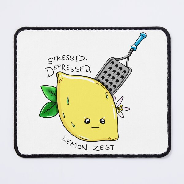 Item preview, Stressed Depressed Lemon Zest designed and sold by Stickling.