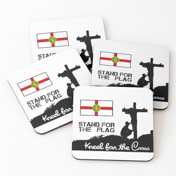 Item preview, Stand For The Alderney Flag Kneel For The Cross designed and sold by JonathanR1994.