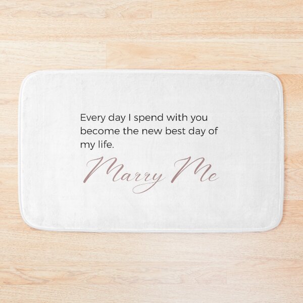 Item preview,   Marry Me "Every day I spend with you" Beautiful Wedding Proposal  Sticker designed and sold by MuditasEyes.