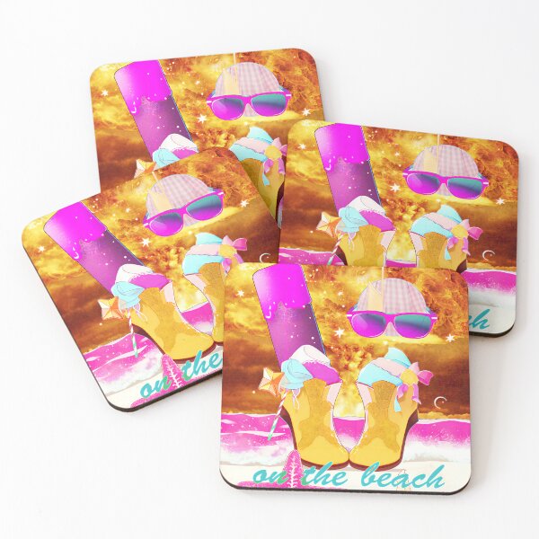 Item preview, “Barbenheimer On The Beach”— a blast on pink surf and Christmas in July shopping designed and sold by ignasirus.