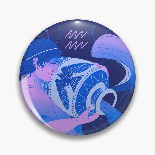 Item preview, Onyx - Aquarius - Ancient Greek Astrology Series designed and sold by flaroh.