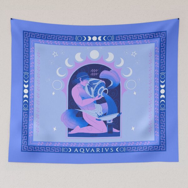 Item preview, Onyx - Aquarius - Ancient Greek Astrology Series designed and sold by flaroh.