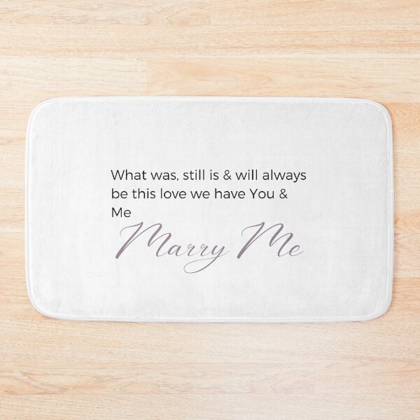Item preview,   Marry Me "What was, still is" Beautiful Wedding Proposal  Sticker designed and sold by MuditasEyes.