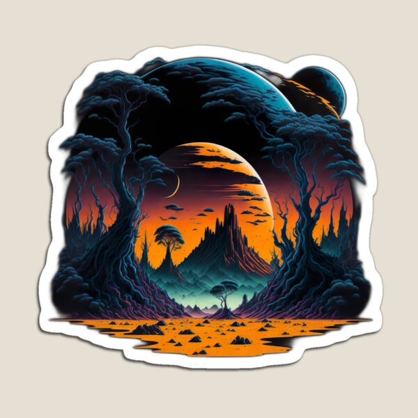 Item preview, Alien Planets Align | Sci-Fi designed and sold by lofirun.