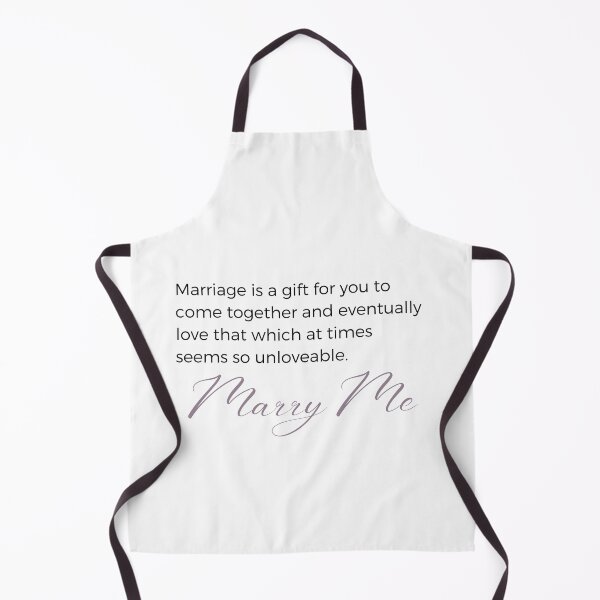 Item preview, Marry Me "Marriage is a gift" Beautiful Wedding Proposal  Sticker designed and sold by MuditasEyes.