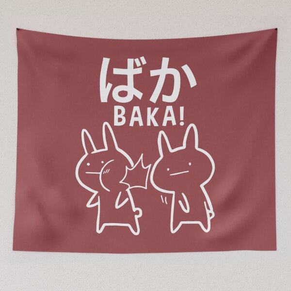 Item preview, Funny Anime Baka Rabbit Slap 	 Baka Japanese 	 Classic 		 designed and sold by ehghtlqcldw75.