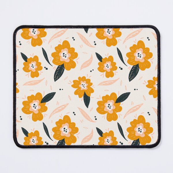 Item preview, Yellowtail floral  designed and sold by Rosebudstudio Halsey.