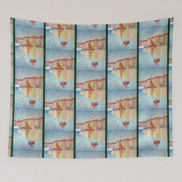Item preview, Boat in the river, Study of Paul Signac George seurat designed and sold by LotusesCalantha.