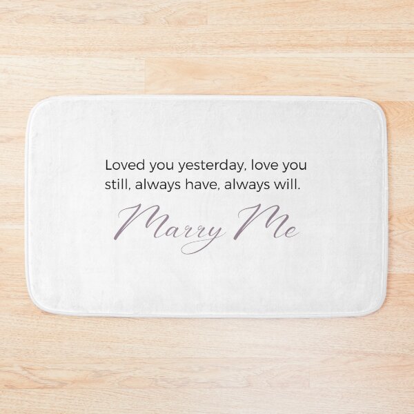 Item preview,  Marry Me "Love you still" Beautiful Wedding Proposal  Sticker designed and sold by MuditasEyes.