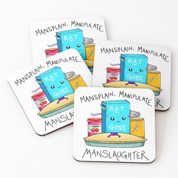 Item preview, Mansplain, Manipulate, Manslaughter designed and sold by Stickling.