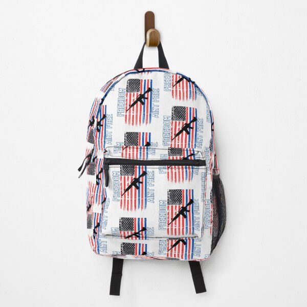 Item preview, FREEDOM AINT FREE PATRIOTIC FLAG designed and sold by AnimalLover4eva.