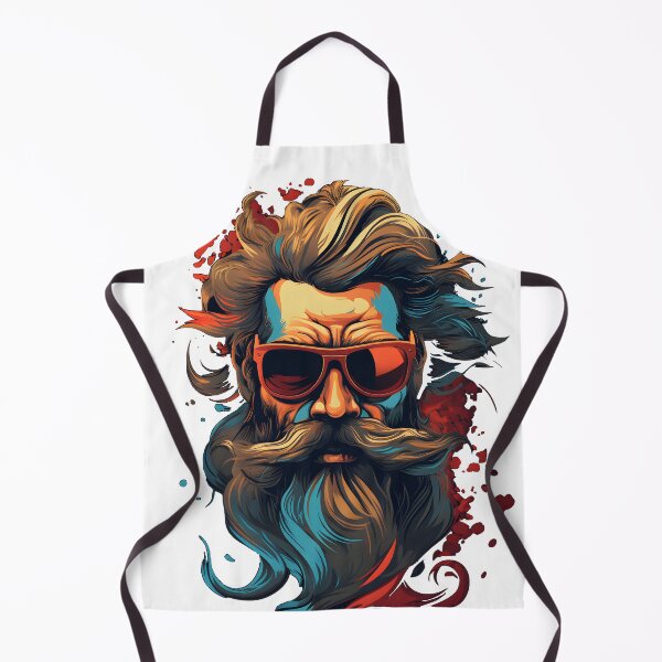 Item preview, Mystic Ink: Colorful Bearded Vision designed and sold by aigcx.