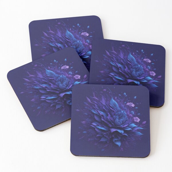 Item preview, Magic Blue Flowers designed and sold by SimpleWallArt.